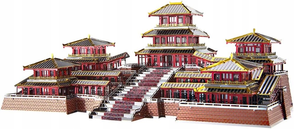 Stavebnice 3D kovových modelov - Veža Guanque - Slávne stavebnice architektonických modelov - Urob si sám
